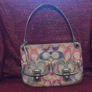 Small Multicolor Coach Bag